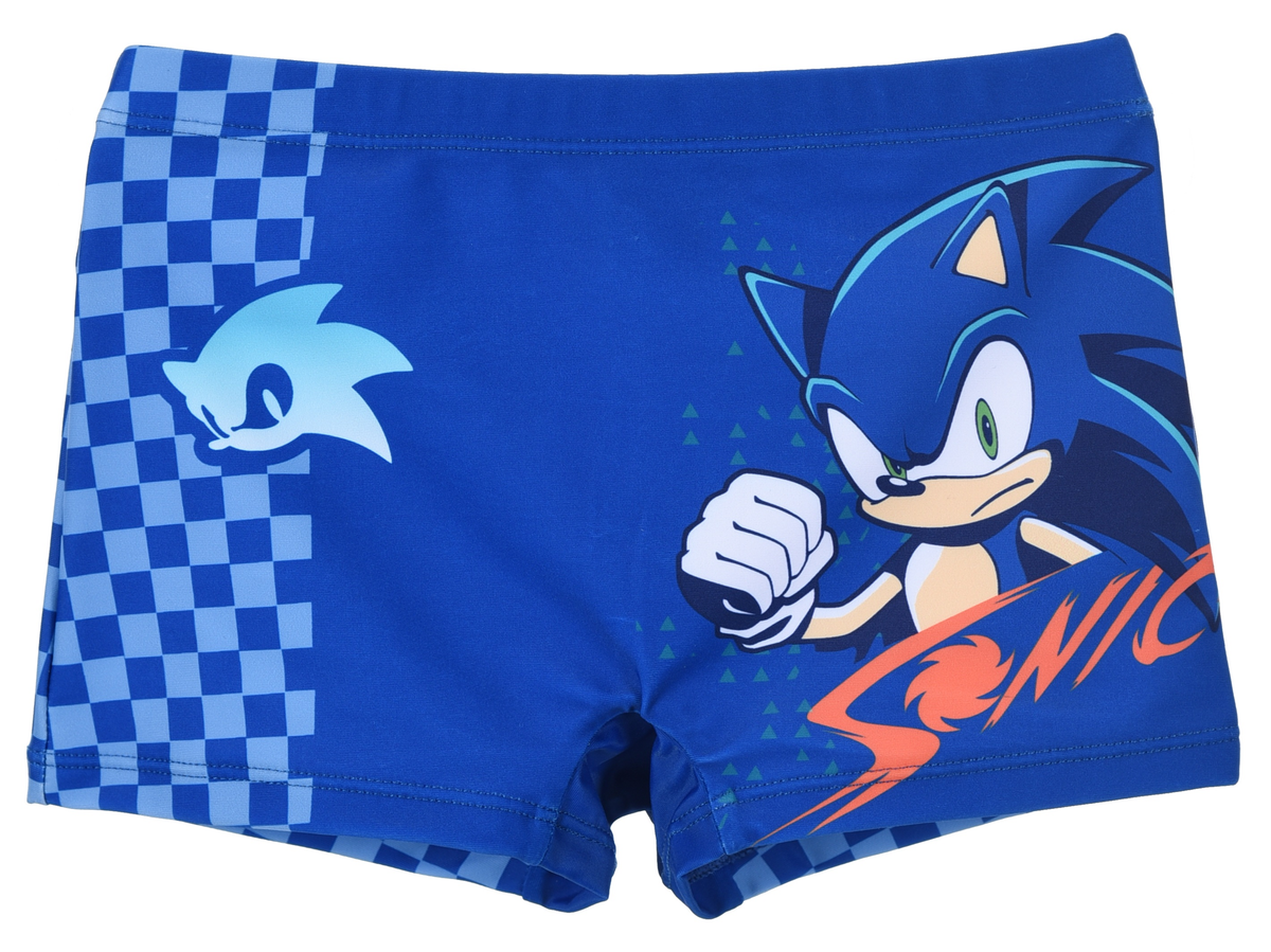 Costume da Bagno Sonic the Hedgehog Modello Parigamba Boxer Mare Piscina Bambino - Ez18145blu