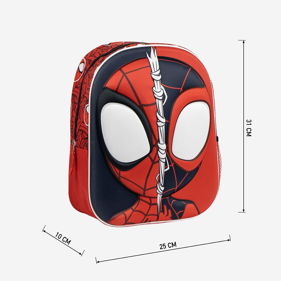 Zaino Asilo 3d Spidey Borsa con Applicazioni 32 CM per Scuola Materna da Passeggio - 5866