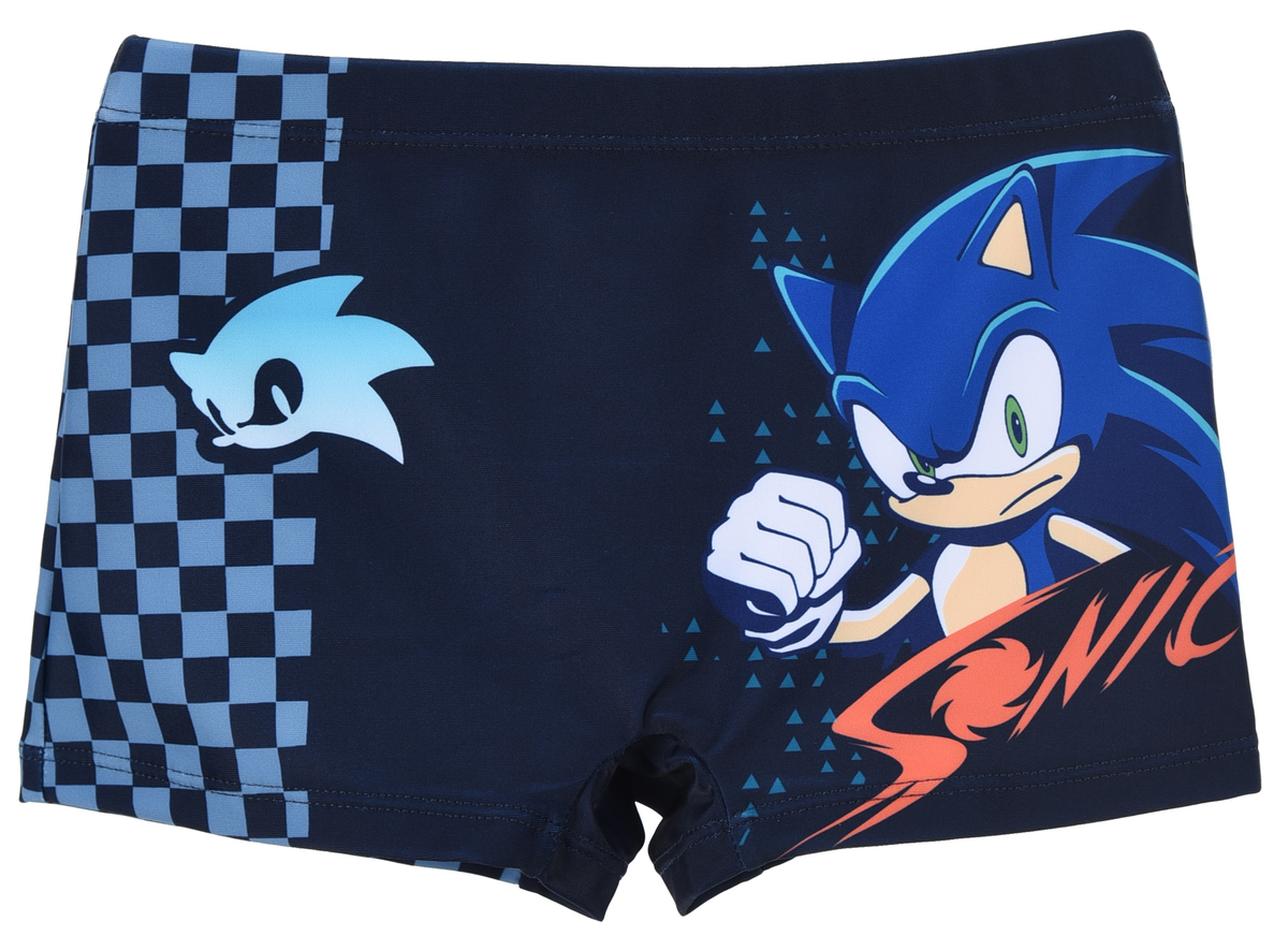 Costume da Bagno Sonic the Hedgehog Modello Parigamba Boxer Mare Piscina Bambino - Ez18145b.scuro