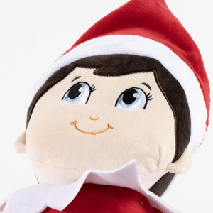 Zainetto in Peluche Elfo Natale con Spallacci Regolabili Accessorio da Passeggio Bambini- 6359