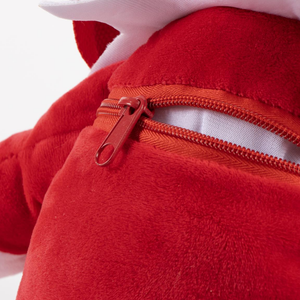 Zainetto in Peluche Elfo Natale con Spallacci Regolabili Accessorio da Passeggio Bambini- 6359