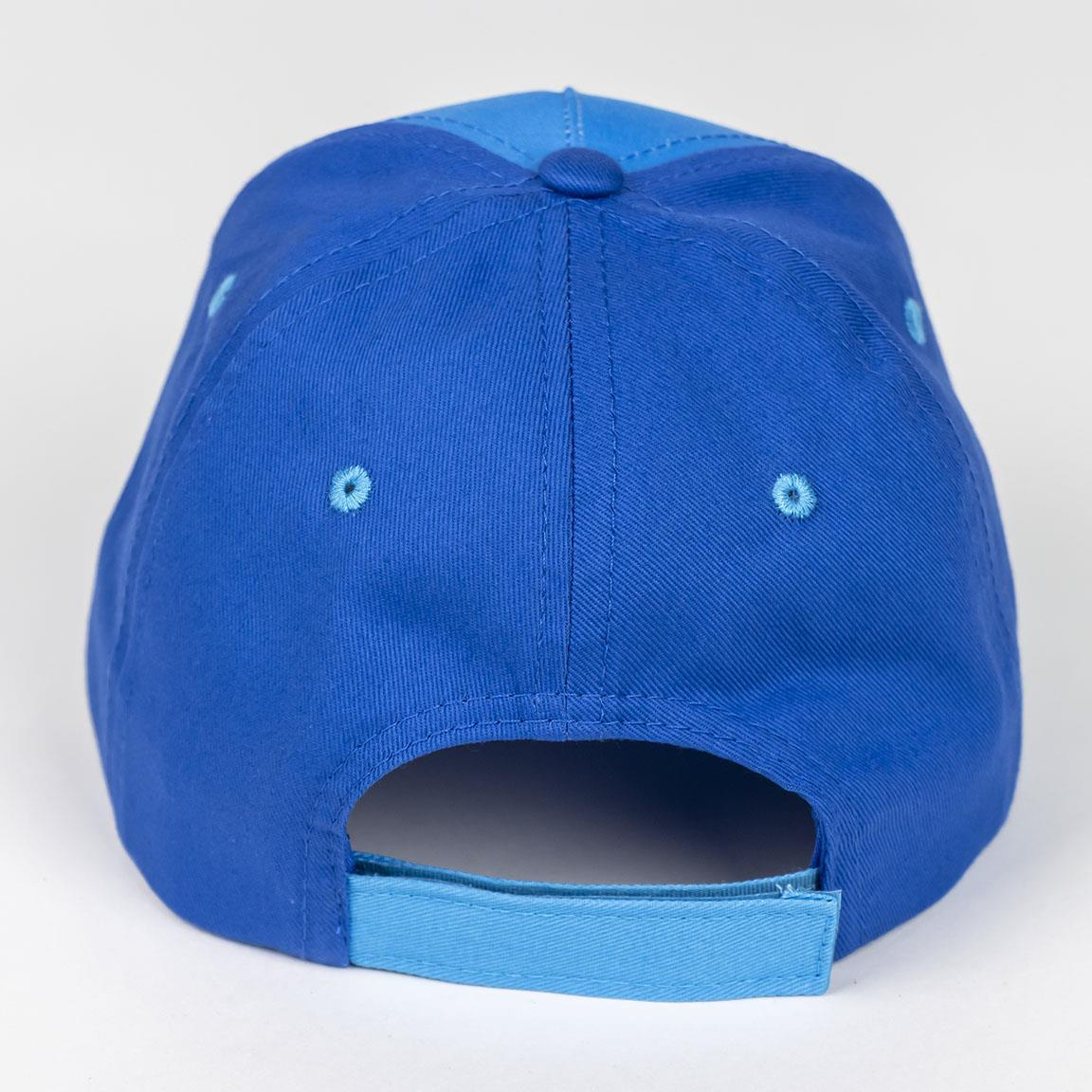 Cappello Sonic Berretto Estivo con Visiera Regolabile Bambino 53 CM - 0114blu