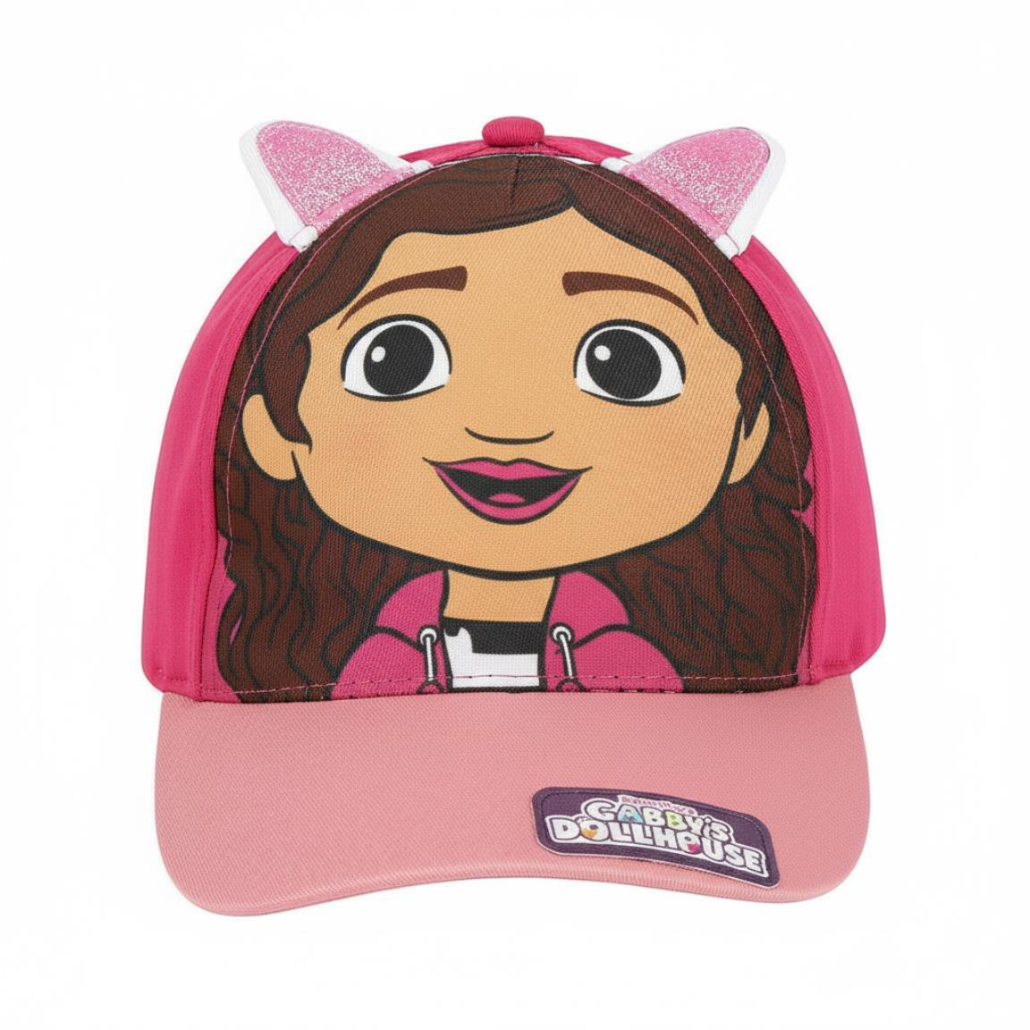 Cappello Gabby Dollhouse con Orecchie 3d Berretto Estivo con Visiera Regolabile Bambina 53 CM - 0447
