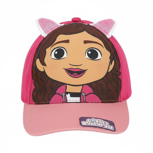 Cappello Gabby Dollhouse con Orecchie 3d Berretto Estivo con Visiera Regolabile Bambina 53 CM - 0447