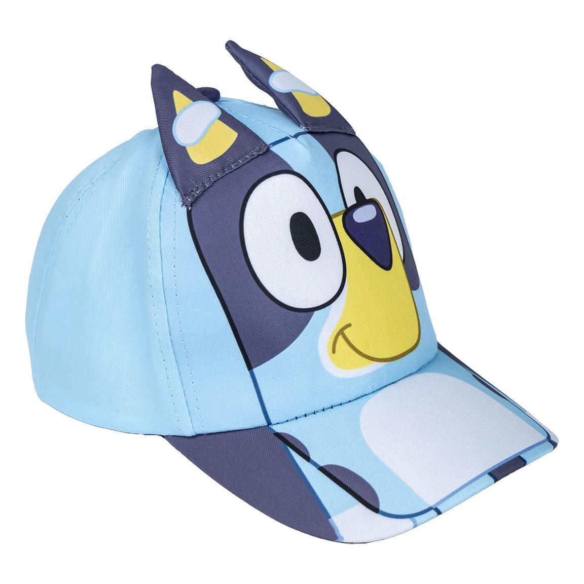 Cappello Bluey con Orecchie 3d Berretto Estivo con Visiera Regolabile Bambini 53 CM - 0127