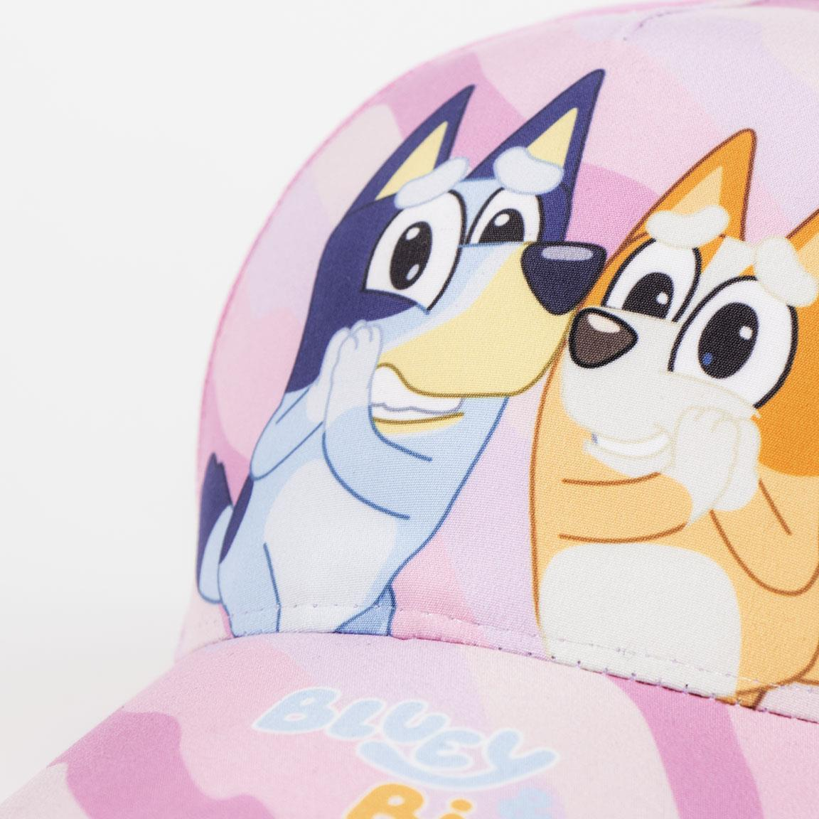 Cappello Bluey Berretto Estivo con Visiera Regolabile Bambino 53 CM - 0424rosa