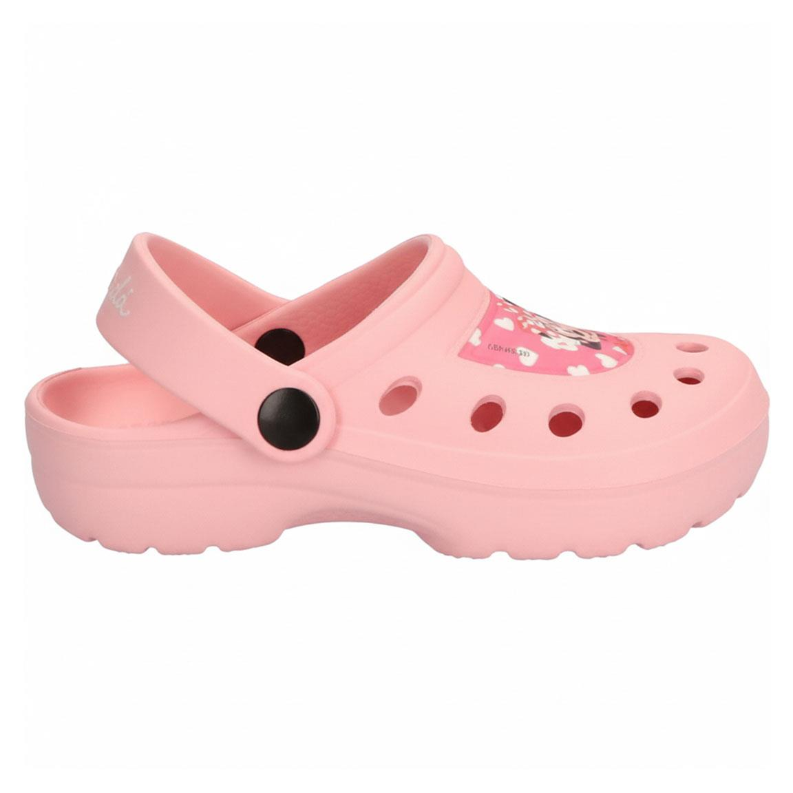 Ciabatte Minnie e Paperina DISNEY Modello Crocs in Eva con Cinturino Bambina Piscina Mare - 7269rosa