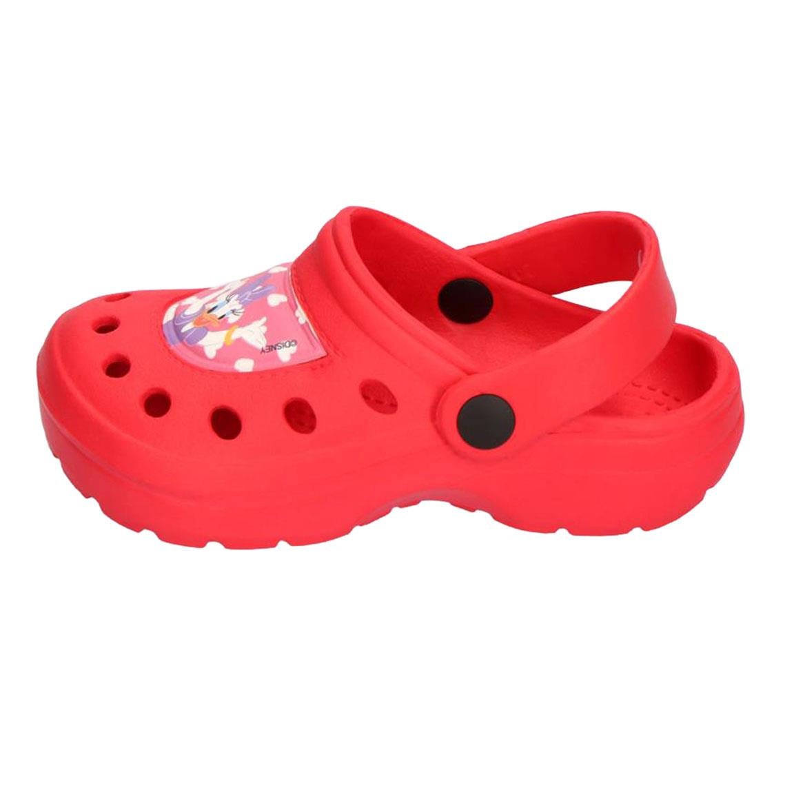 Ciabatte Minnie e Paperina DISNEY Modello Crocs in Eva con Cinturino Bambina Piscina Mare - 7269rosso