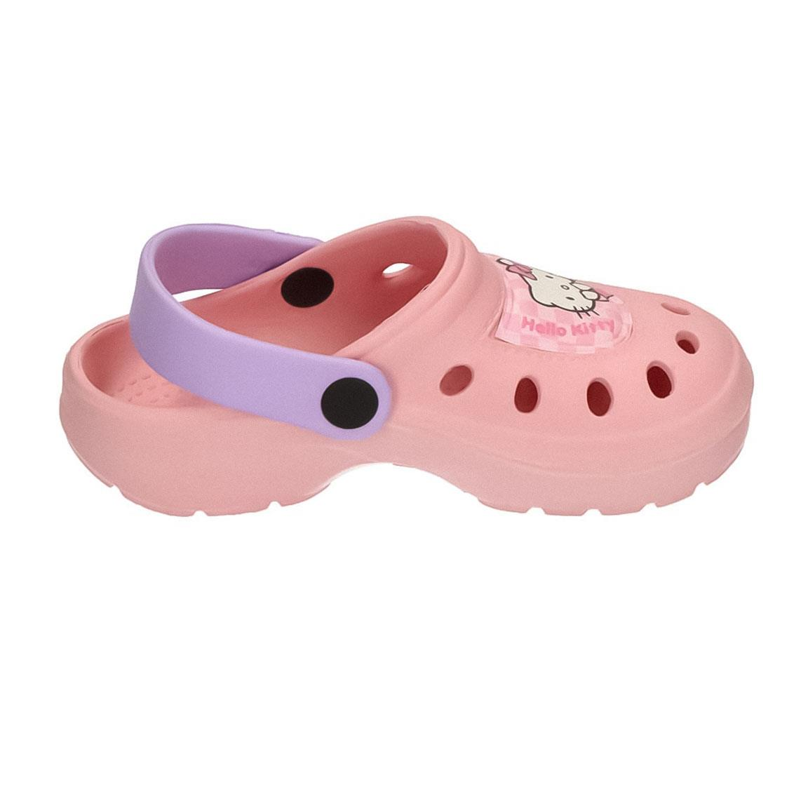 Ciabatte Hello Kitty Modello Crocs in Eva con Cinturino Bambina Piscina Mare - 7272rosa
