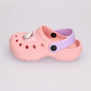 Ciabatte Hello Kitty Modello Crocs in Eva con Cinturino Bambina Piscina Mare - 7272rosa