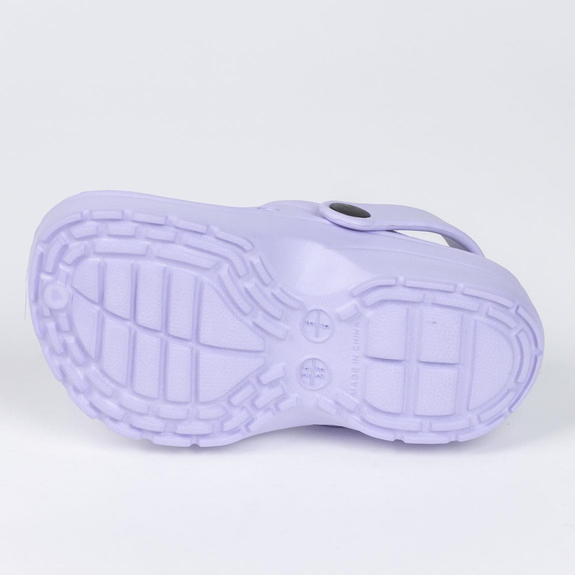 Ciabatte Frozen Modello Crocs in Eva con Cinturino Bambina Piscina Mare - 6438lilla
