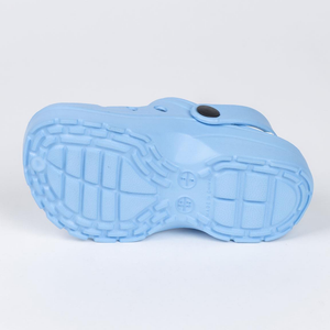 Ciabatte Frozen Modello Crocs in Eva con Cinturino Bambina Piscina Mare - 6438celeste