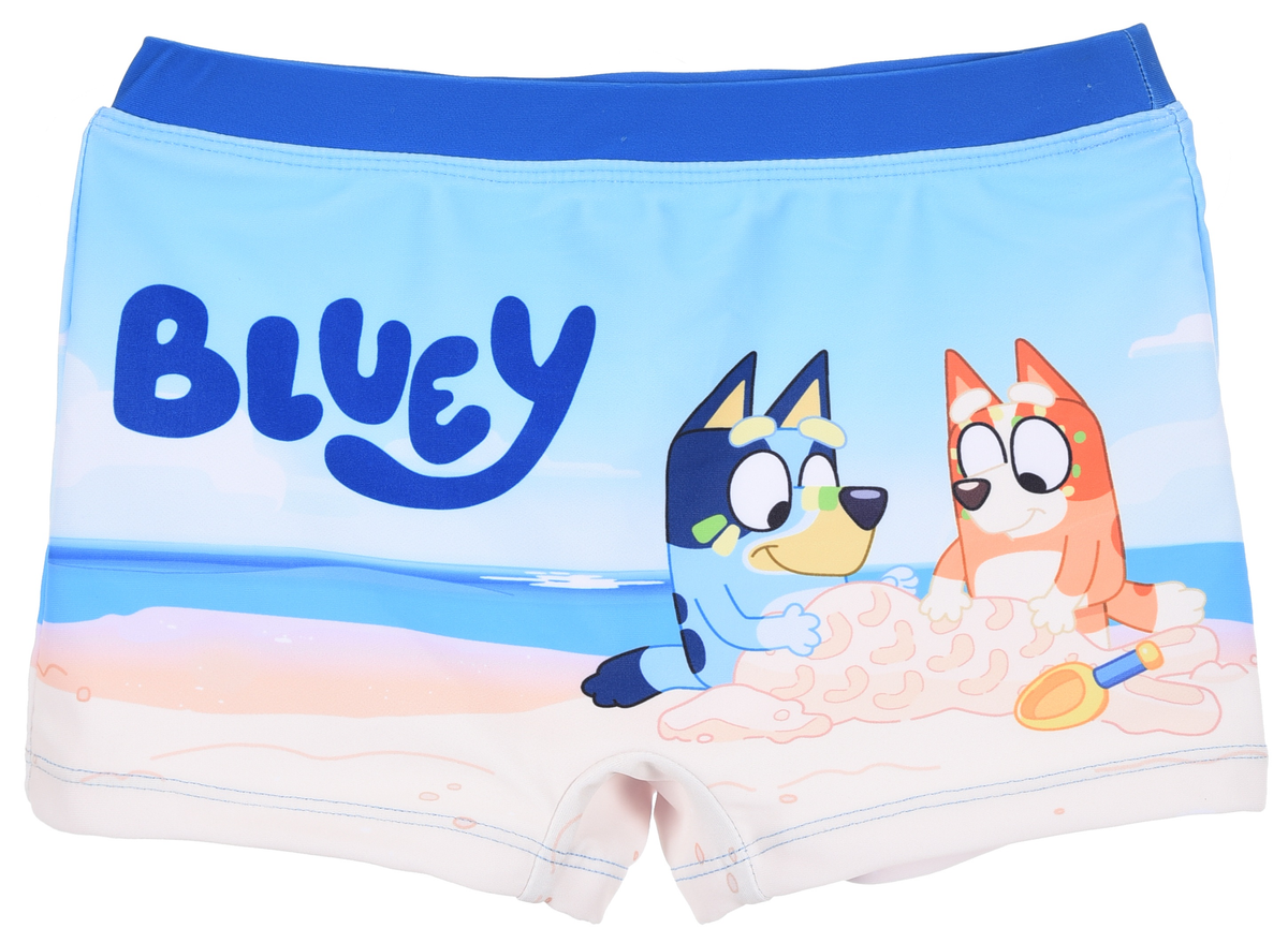 Costume da Bagno Bluey e Bingo Modello Parigamba Boxer Mare Piscina Bambino - Ez18110blu