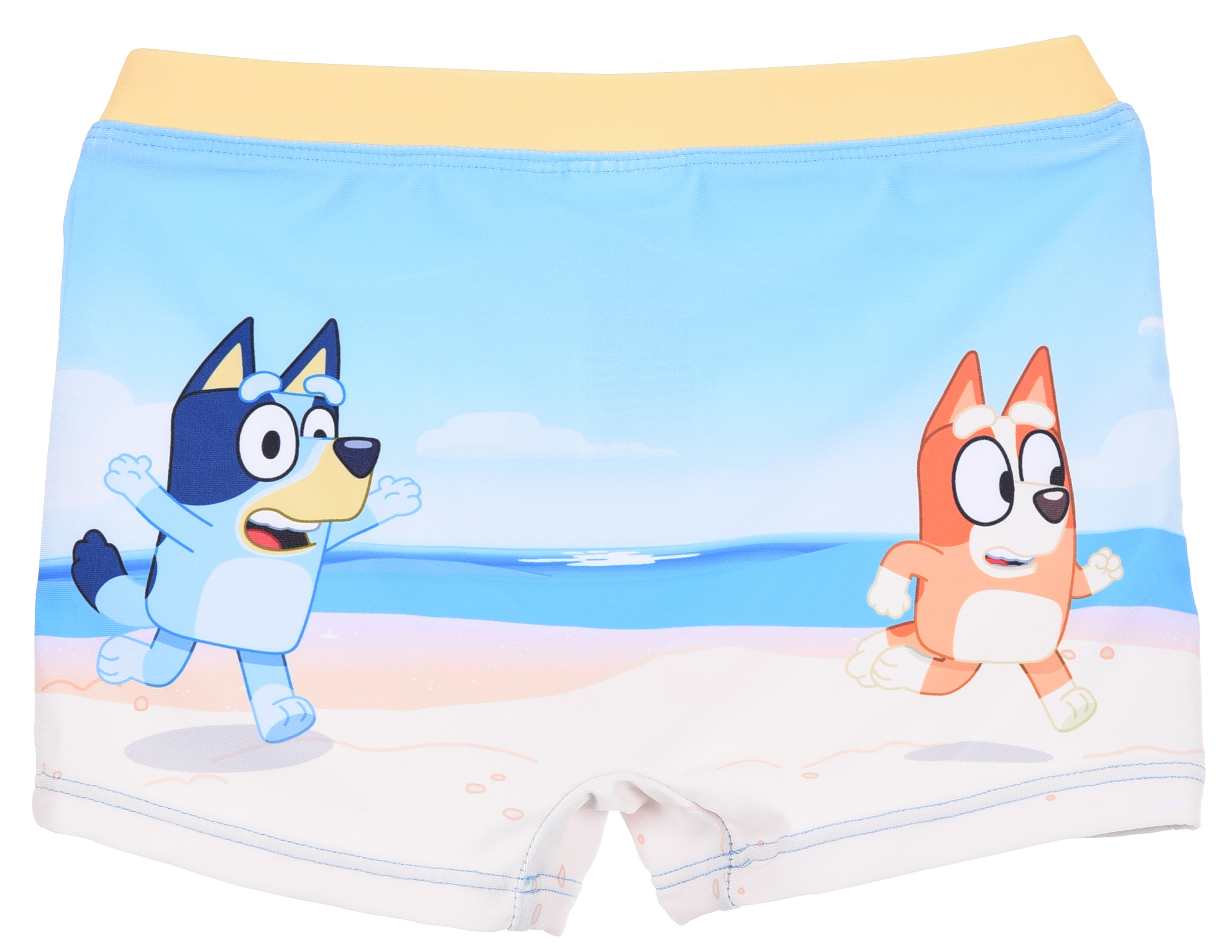 Costume da Bagno Bluey e Bingo Modello Parigamba Boxer Mare Piscina Bambino - Ez18110giallo