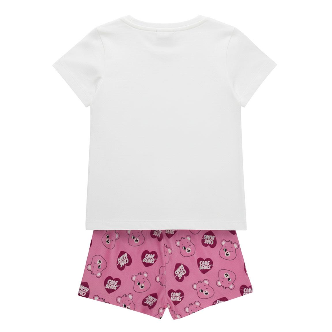 Pigiama Corto Estivo Orsetti Del Cuore T-Shirt e Pantaloncini Shorts in Cotone - 3195