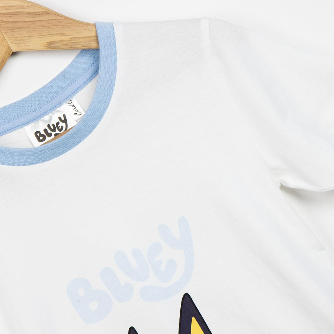 Pigiama Corto Estivo Bluey T-Shirt e Pantaloncini Shorts in Cotone - 2791