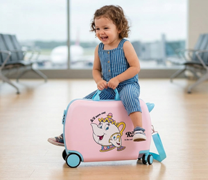 Trolley da Viaggio Cavalcabile DISNEY Valigia in ABS Mrs. Bric e Chicco per Bambini 50 CM - 4789841