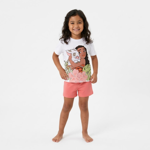 T-Shirt Manica Corta Vaiana Principesse DISNEY Maglietta 100% Cotone - 3231