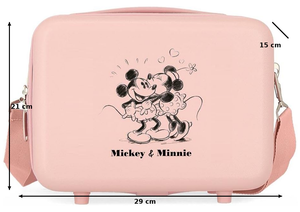 Beauty Case Minnie e Topolino DISNEY Borsa Viaggio in ABS Adattabile a Trolley - 3733928