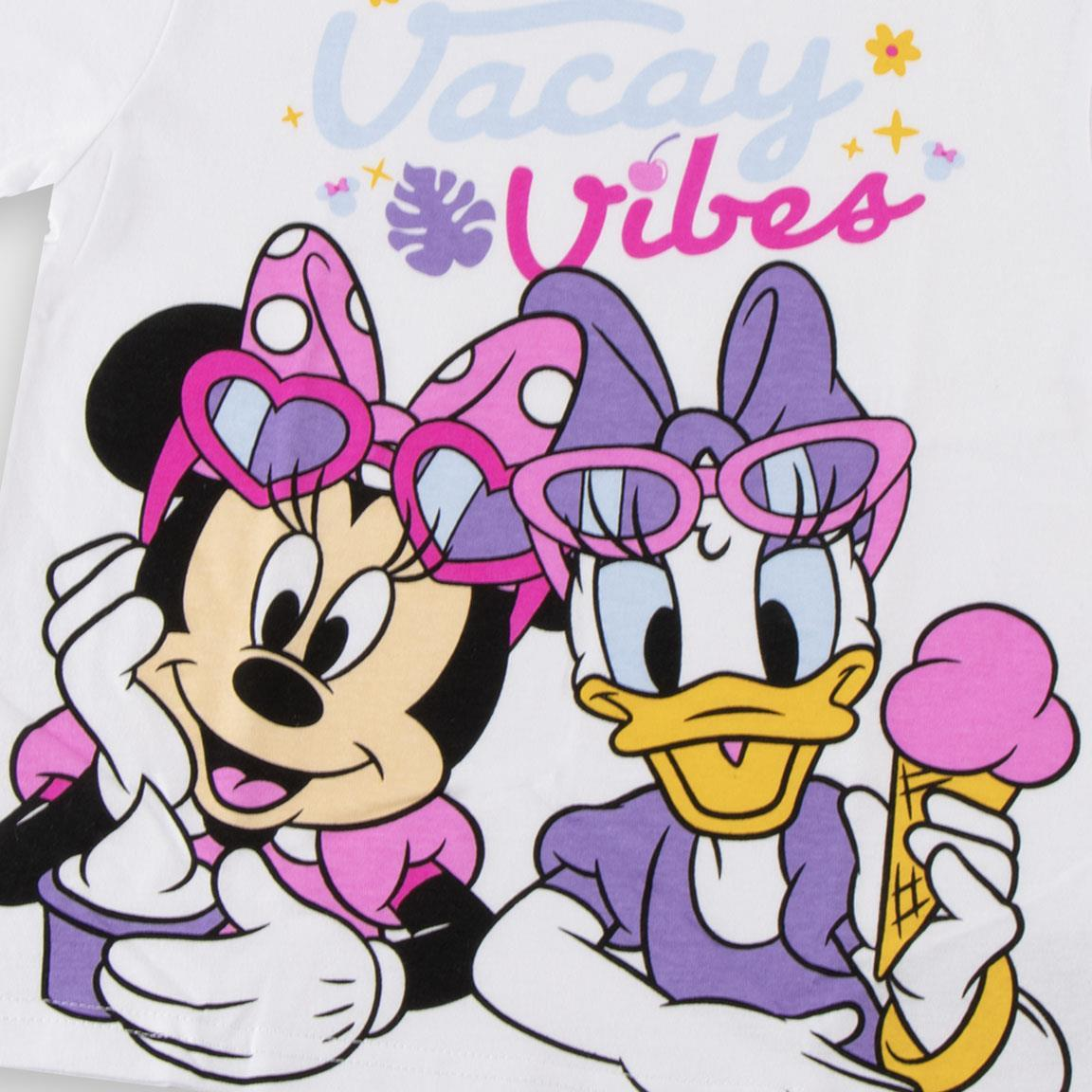 T-Shirt Manica Corta Minnie DISNEY Maglietta 100% Cotone - 3119
