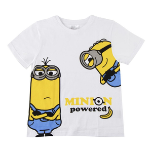 T-Shirt Manica Corta Minions Cattivissimo Me Maglietta 100% Cotone - 2181
