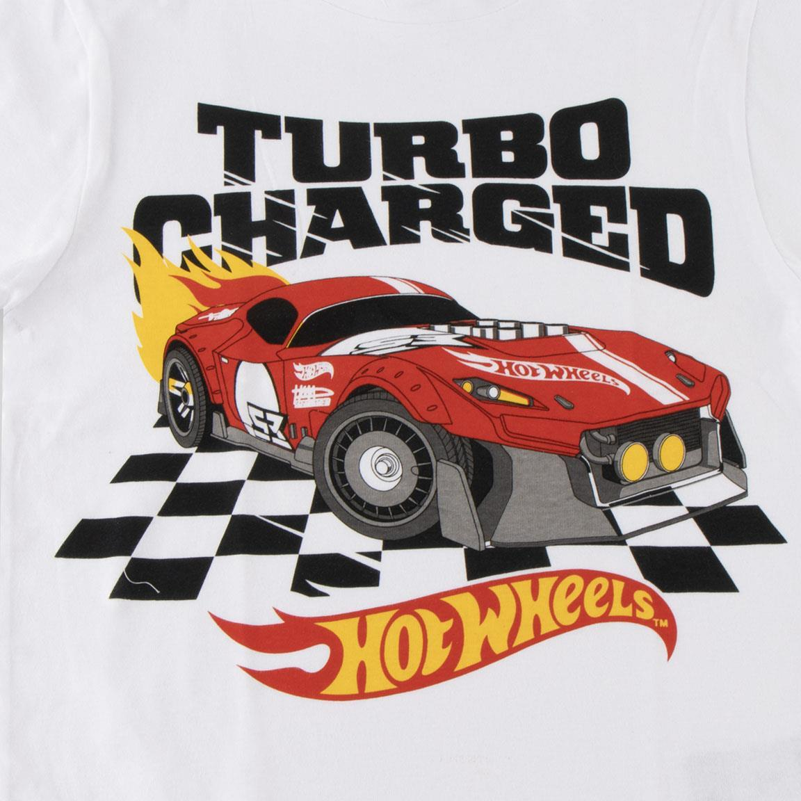 T-Shirt Manica Corta Hot Wheels Macchine 100% Cotone - 3115