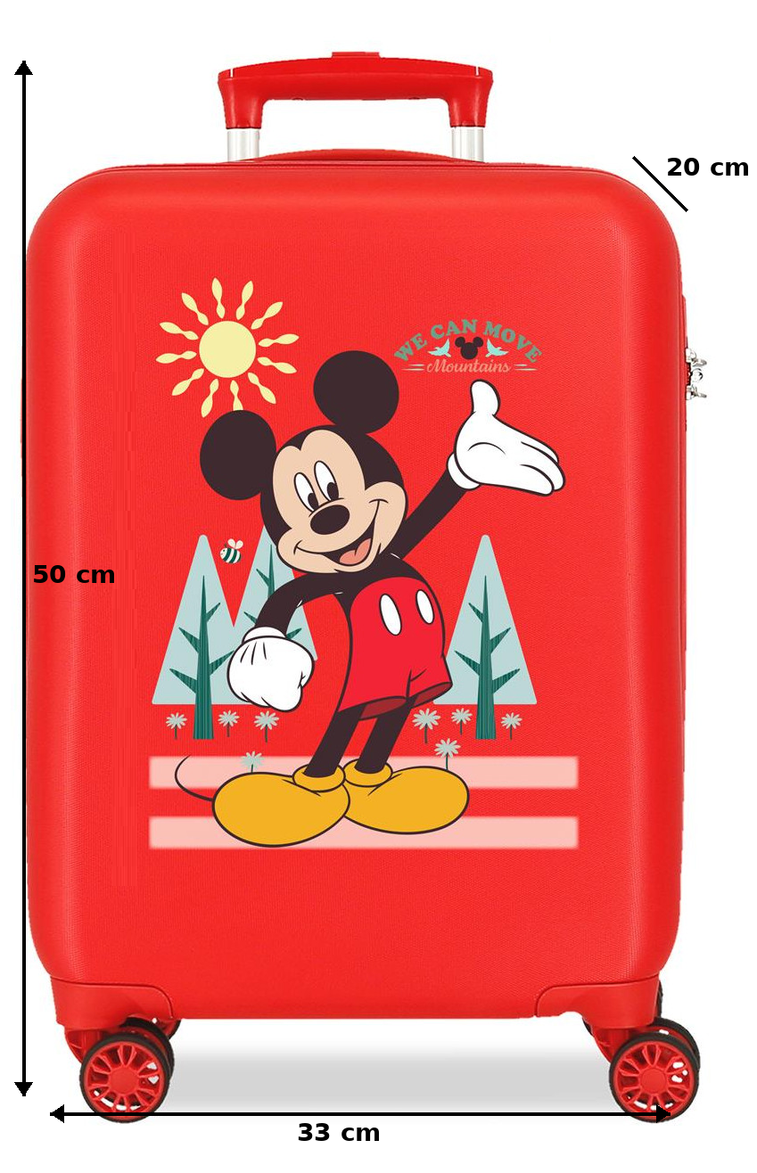 Trolley da Viaggio Topolino DISNEY 50 CM Valigia in ABS - 2071346