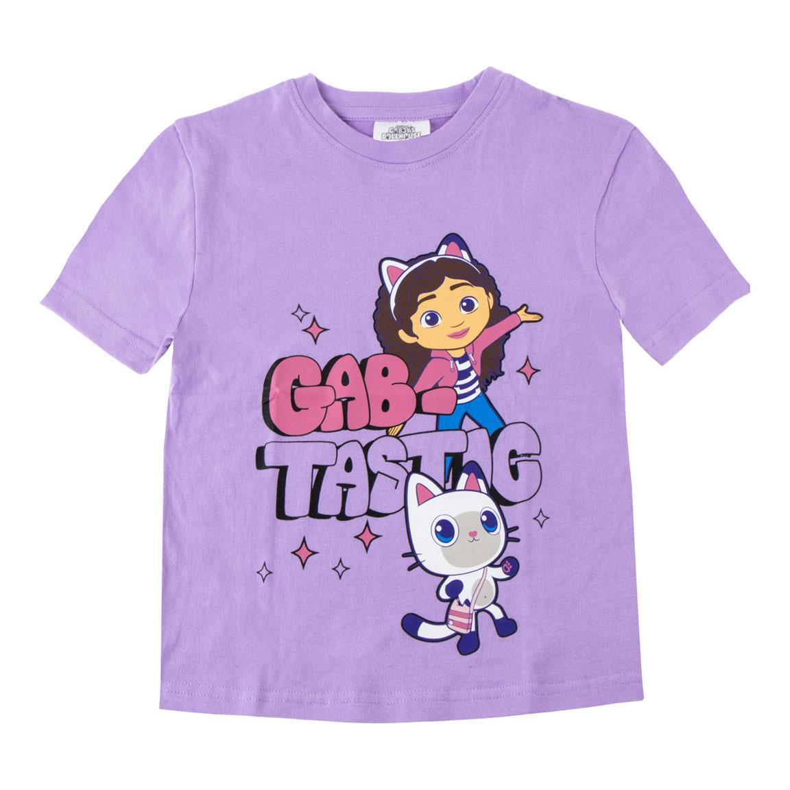 T-Shirt Manica Corta Gabby Dollhouse Netflix Maglietta 100% Cotone - 3228