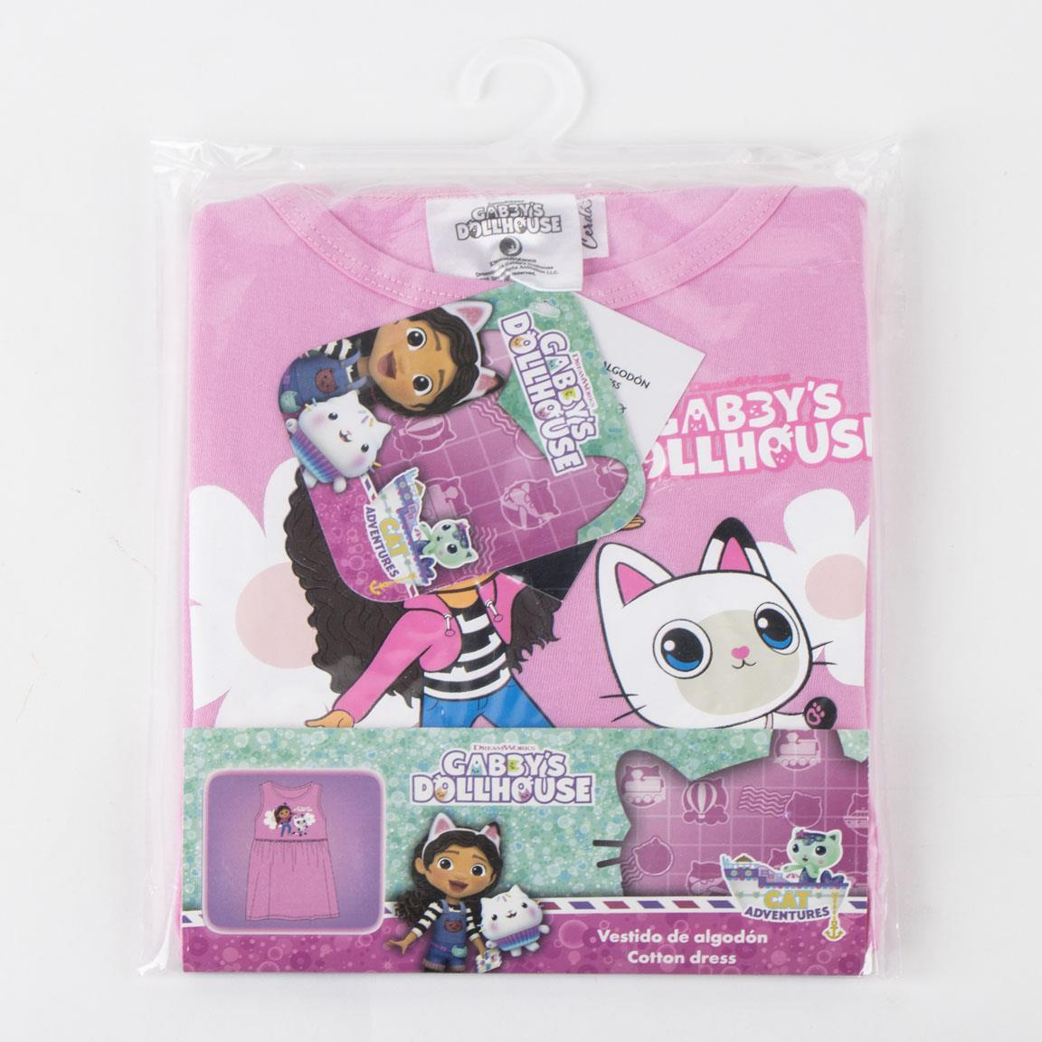 T-Shirt Manica Corta Gabby Dollhouse Netflix Maglietta 100% Cotone - 3228