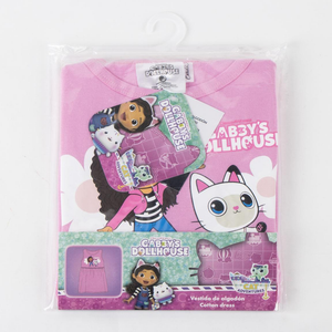 T-Shirt Manica Corta Gabby Dollhouse Netflix Maglietta 100% Cotone - 3228