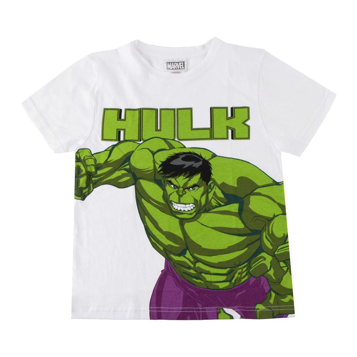 T-Shirt Manica Corta Hulk Avengers MARVEL Maglietta 100% Cotone - 3113