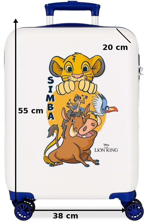 Trolley da Viaggio Simba DISNEY 55 CM Valigia in ABS - 2441163