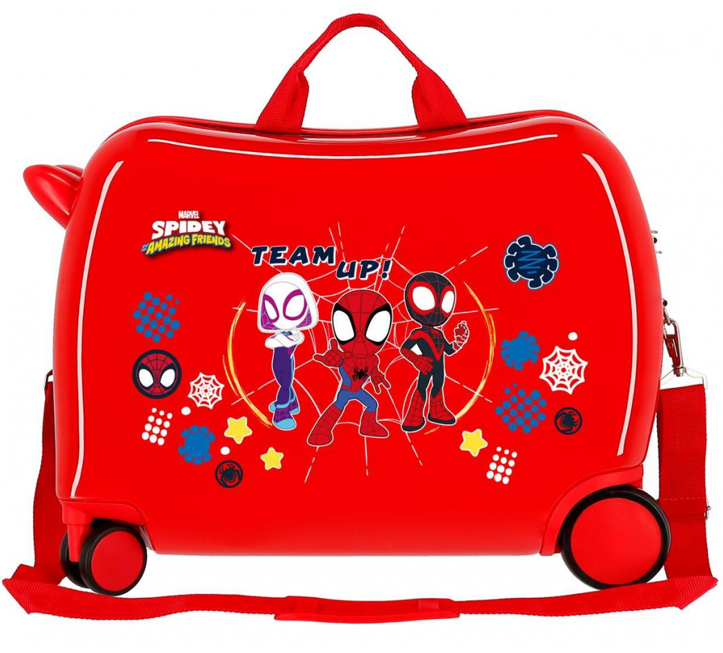 Trolley da Viaggio Cavalcabile Spidey MARVEL Valigia in ABS per Bambini 50 CM - 4899821
