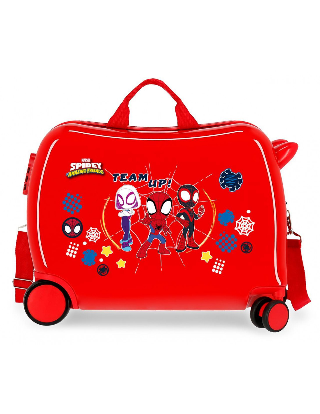 Trolley da Viaggio Cavalcabile Spidey MARVEL Valigia in ABS per Bambini 50 CM - 4899821