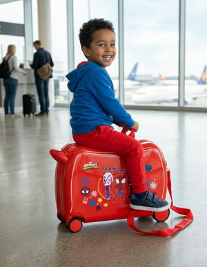 Trolley da Viaggio Cavalcabile Spidey MARVEL Valigia in ABS per Bambini 50 CM - 4899821