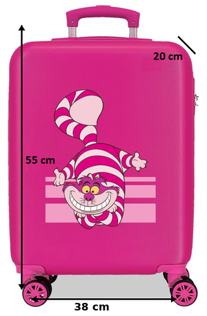 Trolley da Viaggio Stregatto DISNEY Valigia in ABS Bagaglio a Mano 55x38x20 - 2111141
