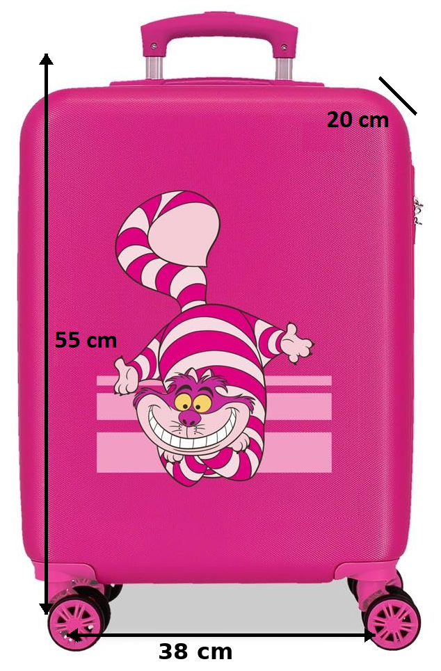 Trolley da Viaggio Stregatto DISNEY Valigia in ABS Bagaglio a Mano 55x38x20 - 2111141
