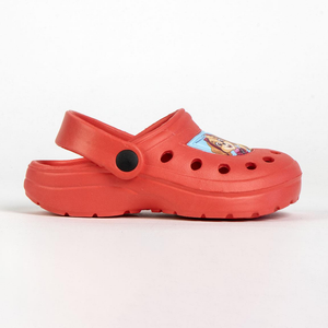 Ciabatte Paw Patrol Modello Crocs in Eva con Cinturino Bambino Piscina Mare - 6873rosso