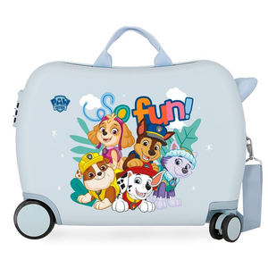 Trolley da Viaggio Paw Patrol in ABS Valigia Cavalcabile Bagaglio 50x38x20 CM - 2199825