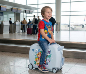Trolley da Viaggio Paw Patrol in ABS Valigia Cavalcabile Bagaglio 50x38x20 CM - 2199825