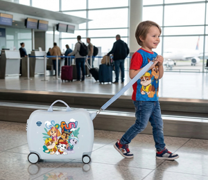Trolley da Viaggio Paw Patrol in ABS Valigia Cavalcabile Bagaglio 50x38x20 CM - 2199825