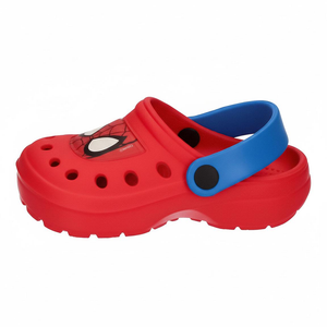 Ciabatte Spiderman MARVEL Modello Crocs in Eva con Cinturino Bambino Piscina Mare - 7268rosso
