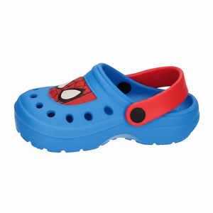 Ciabatte Spiderman MARVEL Modello Crocs in Eva con Cinturino Bambino Piscina Mare - 7268blu