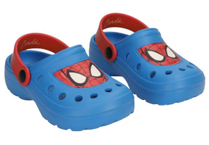 Ciabatte Spiderman MARVEL Modello Crocs in Eva con Cinturino Bambino Piscina Mare - 7268blu