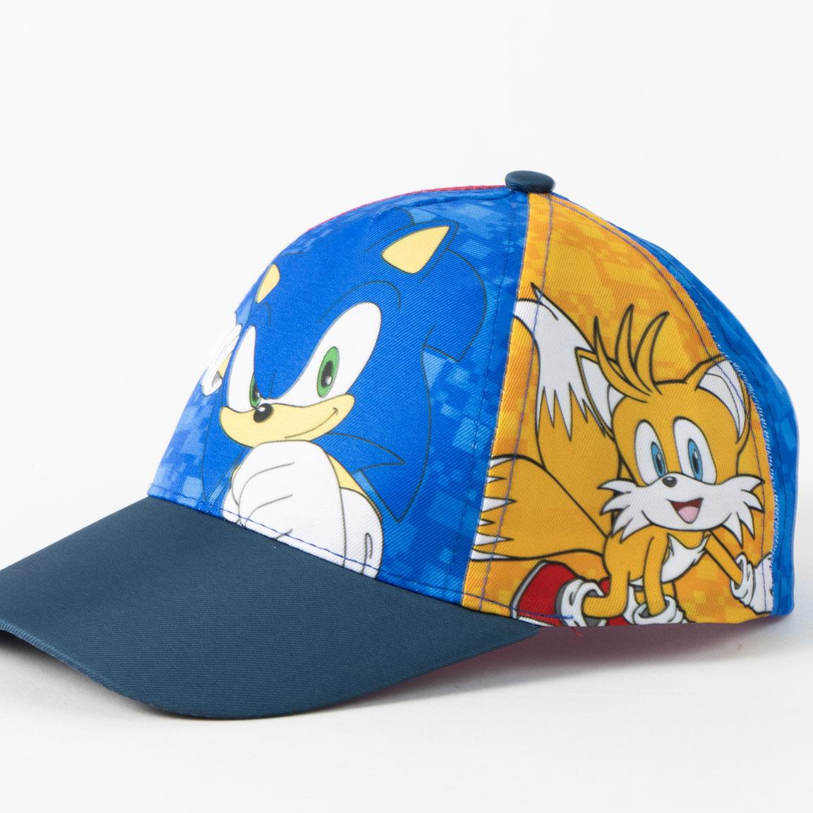 Cappello Sonic Berretto Estivo con Visiera Regolabile Bambino 53 CM - 0723