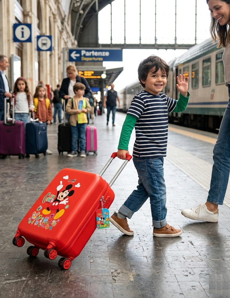 Trolley da Viaggio Topolino DISNEY 55 CM Valigia in ABS - 4231112