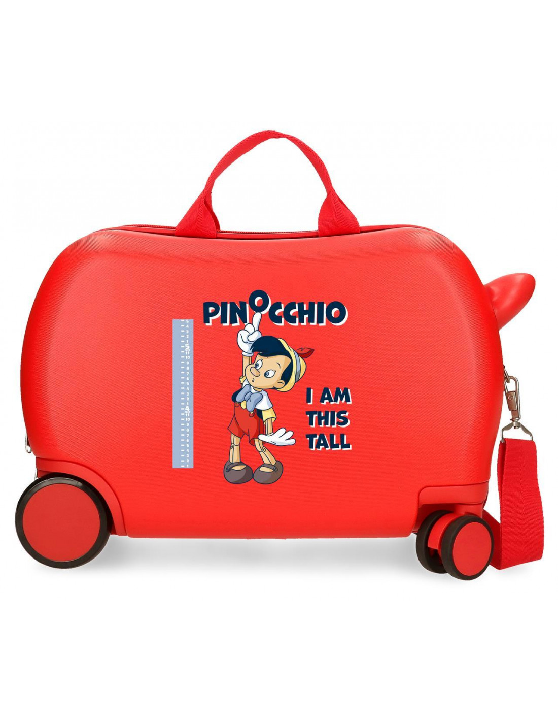 Trolley da Viaggio Cavalcabile Pinocchio DISNEY Valigia in ABS per Bambini 45 CM - 2651028