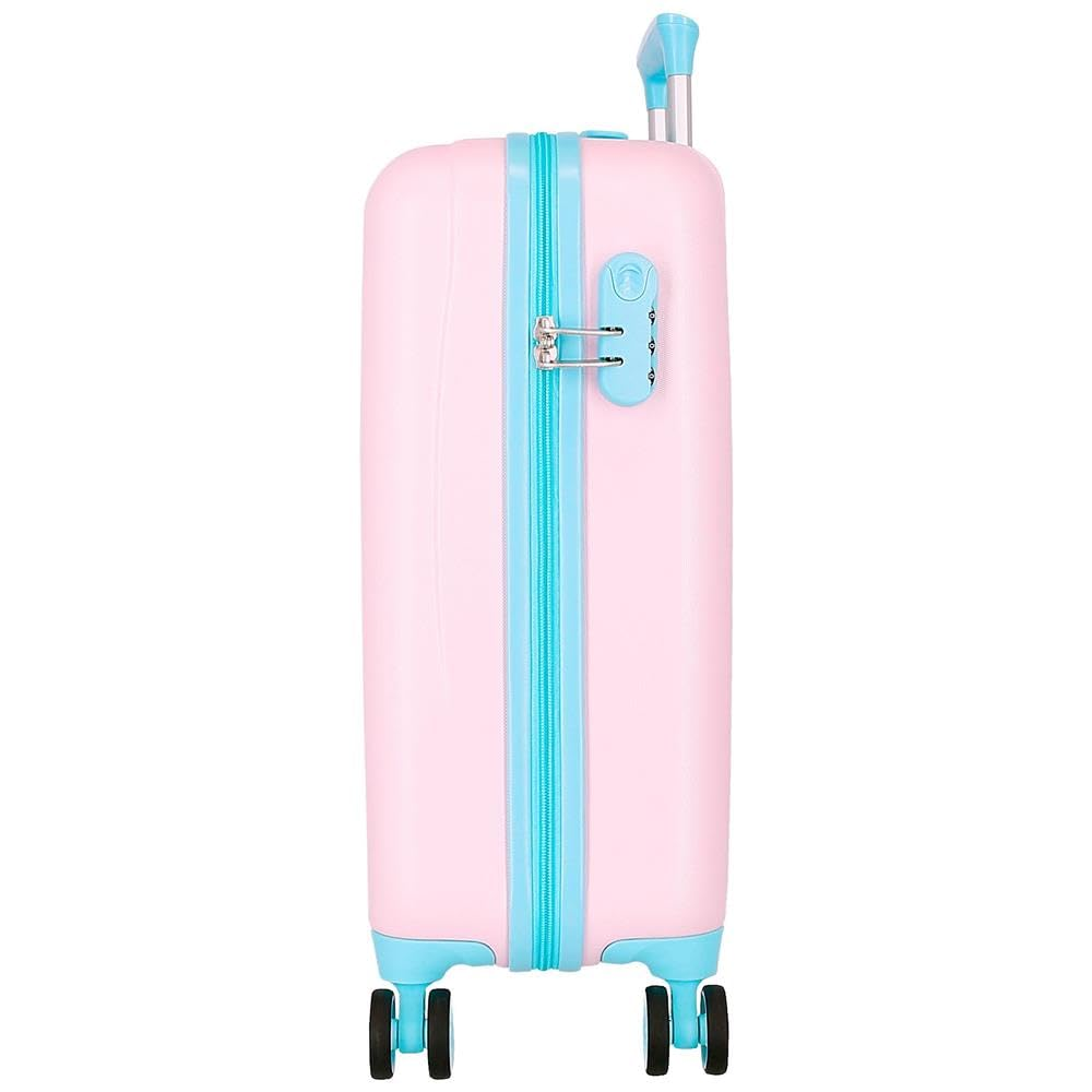 Trolley da Viaggio la Bella e la Bestia DISNEY Valigia in ABS Mrs. Bric e Chicco Bagaglio a Mano 55x38x20 CM - 4781141