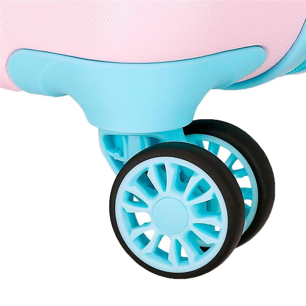 Trolley da Viaggio la Bella e la Bestia DISNEY Valigia in ABS Mrs. Bric e Chicco Bagaglio a Mano 55x38x20 CM - 4781141