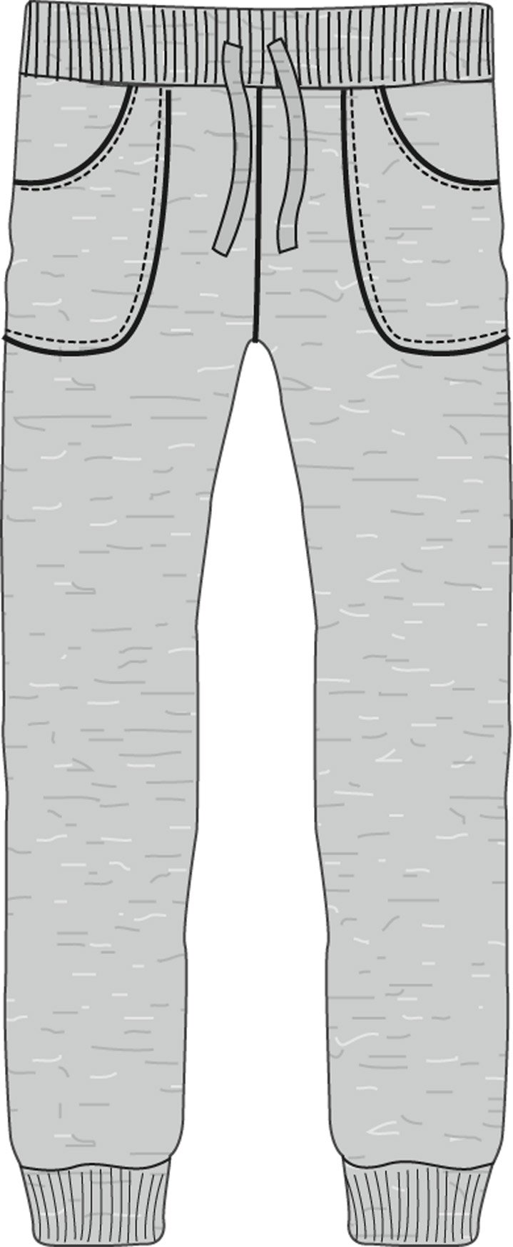 Pantalone Femminuccia Lungo in Felpa Anni 7/14